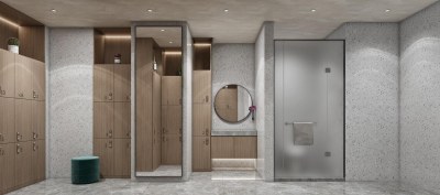 现代瑜伽更衣室3D模型下载
